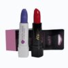 Argenta Cream Lipstick Duo - Vibrant Red and Purple Lip Colors