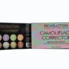 Makeup Revolution Camouflage Corrector Palette – 8-Color Cream Concealer for Flawless Coverage